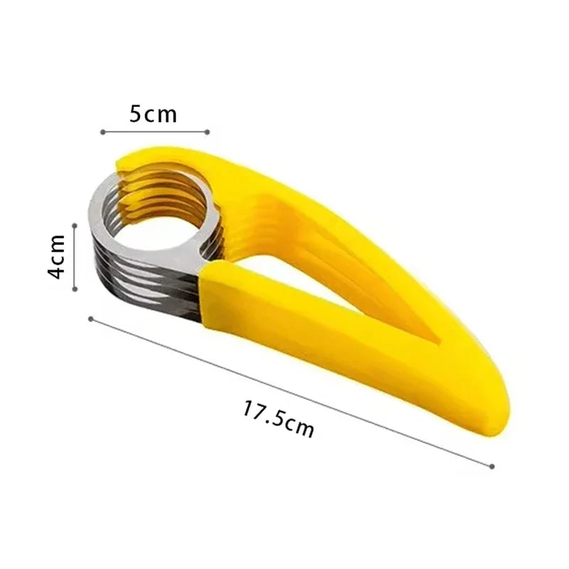 Kitchen Manual Banana Slicer Sausage Chopper Stainless Steel Cucumber Salad Cutter Fruit Vegetable Food Processors Cooking Tools