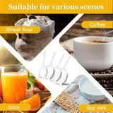 Kitchen Juice Filter Plastic Fine Mesh Filter Spoon Soy Milk Coffee Strainers Flour Sieve With Handle Kitchen Tools Accessories