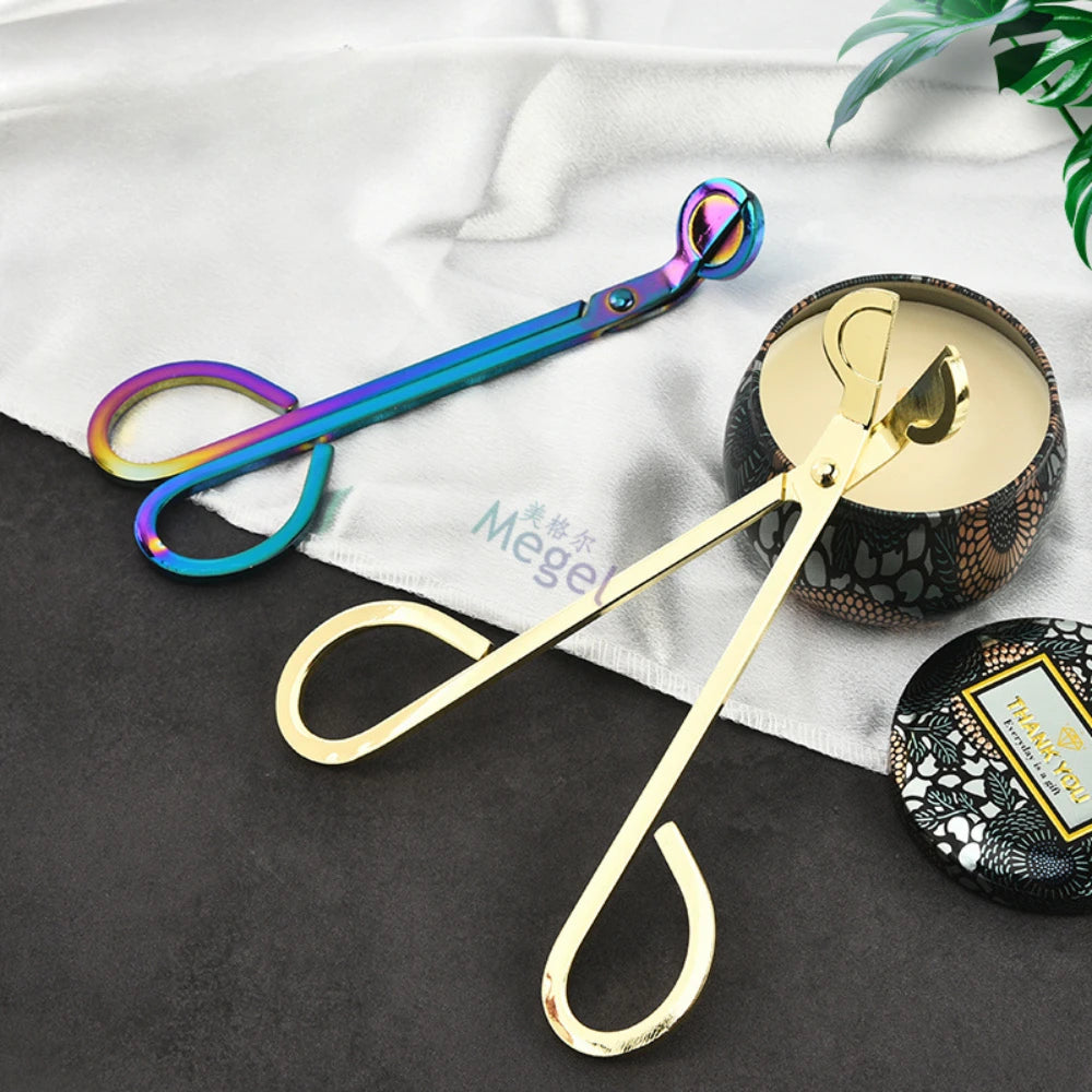 Candle Wick Trimmer Multiple Style Handle Scissors Candle Making Tool Candlestick Container Trimmer Incense Accessories Supplies