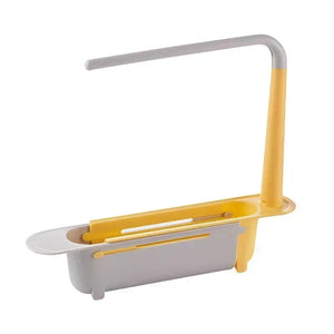 New Sink Drain Rack Storage Basket Kitchen Gadgets Telescopic Sink Shelf Sinks Organizer Soap Sponge Holder Accessories Tool
