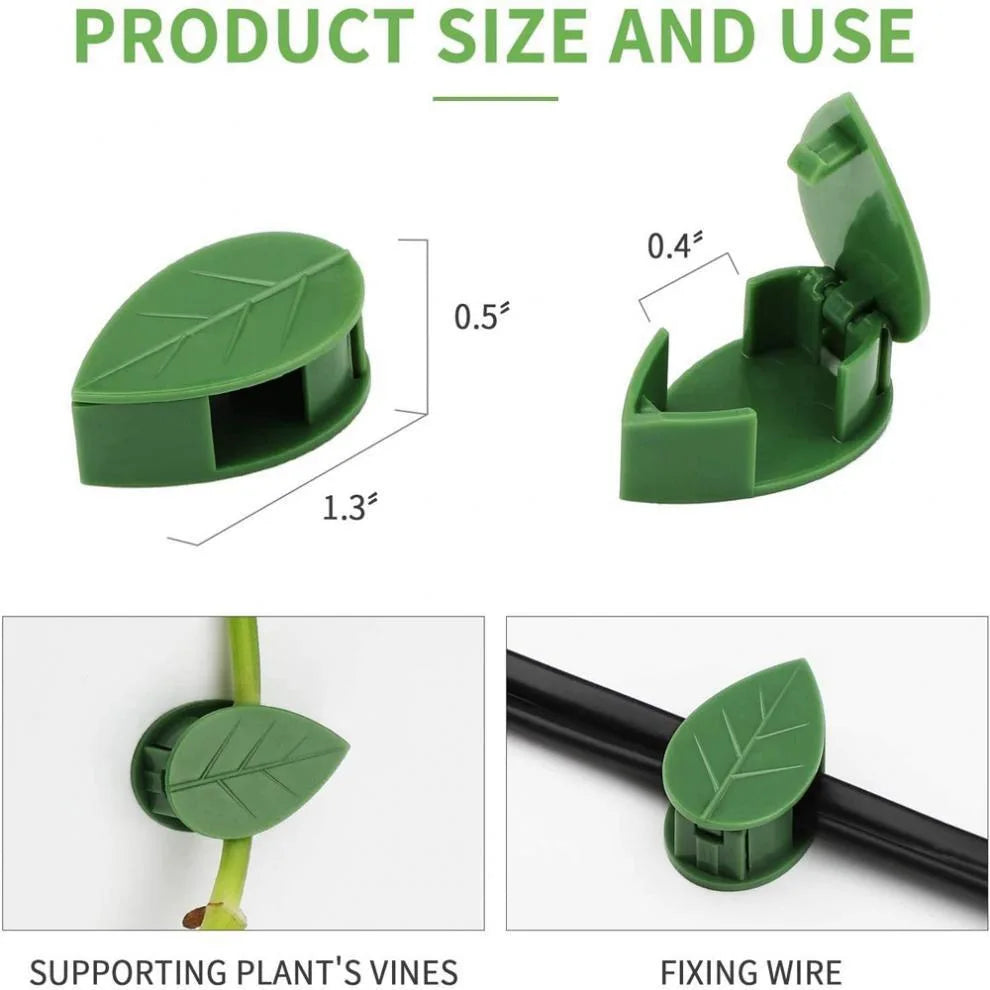 10/20/50 Pcs Plant Climbing Wall Fixture Rattan Vine Bracket Fixed Buckle Leaf Clips Traction Holder Garden опора для растений