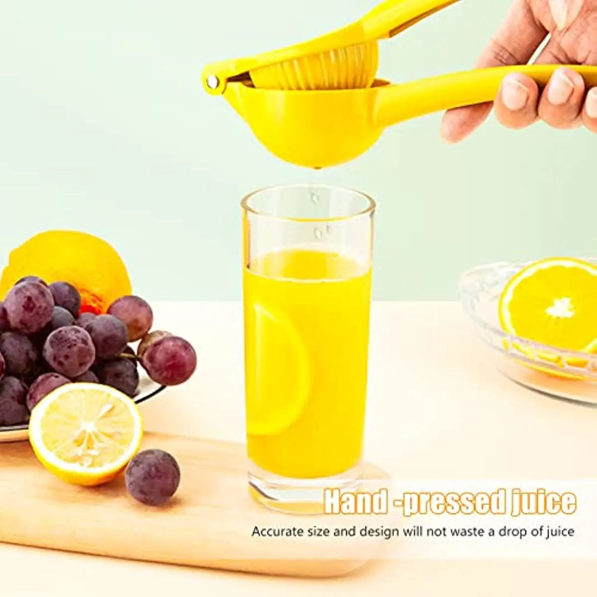 Handheld Lemon Juicer Lime Slice Squeezer Fruit Squeeze Manual Orange Citrus Hand Press Juice Metal Portable for Kitchen Tools
