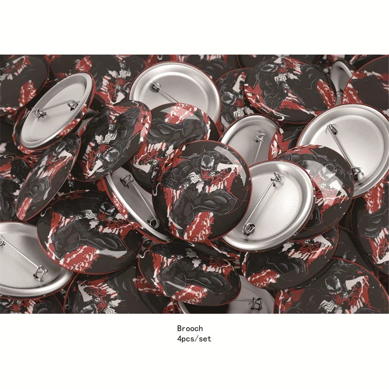 Venom Theme Birthday Party Decorations Napkins Plates Tablecloth Cups Balloons cupcake toppers Birthday Party Decoration Kids