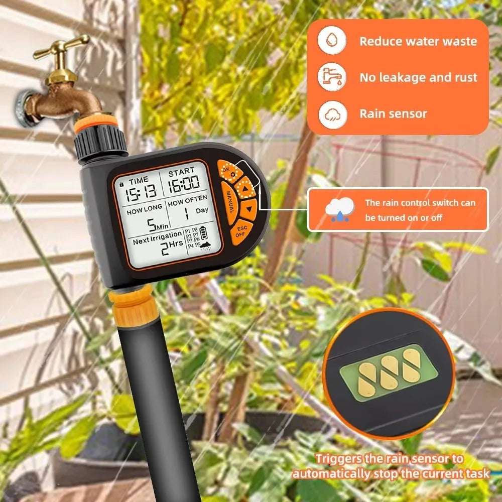 Digital Smart Timer Water Sprinkler Water Saving Durable Automatic Water Irrigation Controller Professional