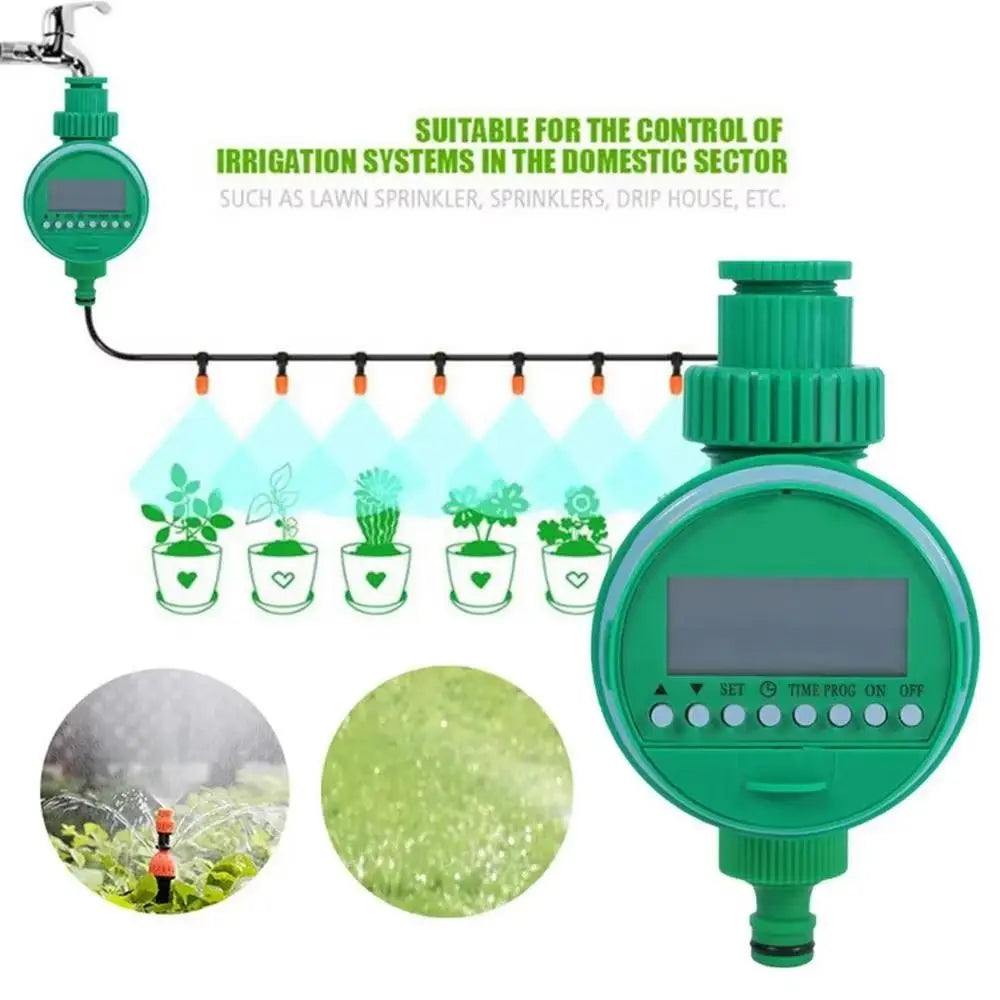 New Electronic Irrigation Timer with Display Digital Automatic Plant Waterer Plant Watering Control Device
