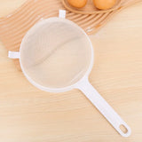 Kitchen Juice Filter Plastic Fine Mesh Filter Spoon Soy Milk Coffee Strainers Flour Sieve With Handle Kitchen Tools Accessories