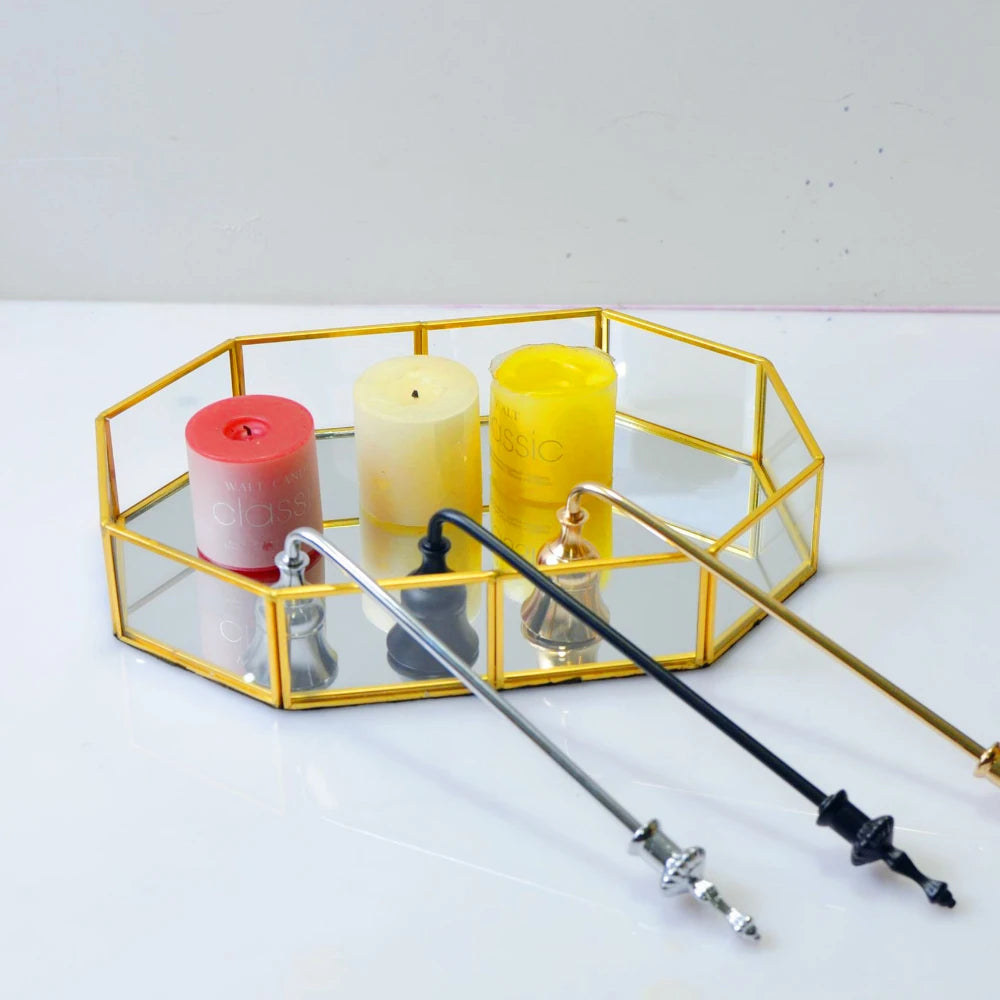 Bell Candle Wick Snuffer Candlestick Holder Candle Accessories Extinguishing Tool Incense Jar Supplies Long Handle Metal Snuffer