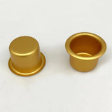 10PCS Mini Round Aluminium Candle Cup Gold Silver DIY Candlestick Making Tray Holder Container Set Accessories Home Party Decor