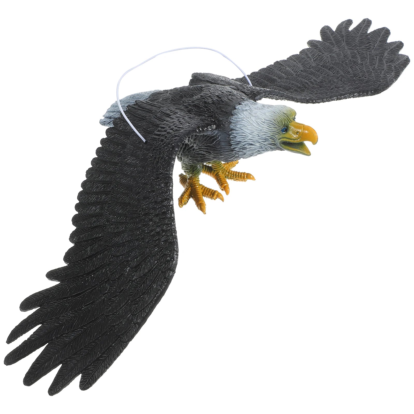 Simulated Eagle Model Hanging Bird Animal Statue Realistic Plastic Eagle Ornament orchard protect Hanging Eagle Deco