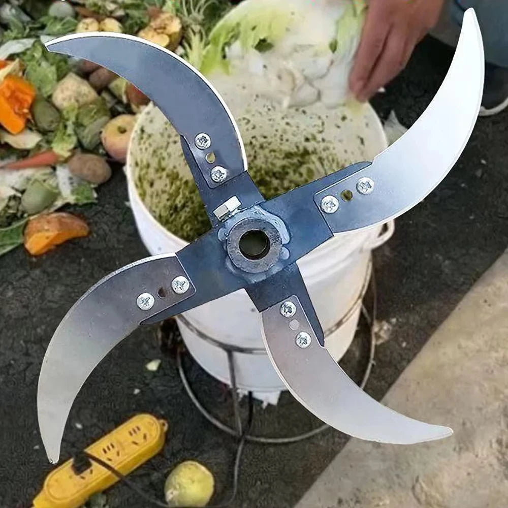 Agricultural Vegetable Fruit Chopper Cutter Replacement Blades for Farming Stirring Mixer Blade Breeding Goose Pig Chicken Grass