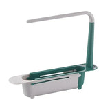 New Sink Drain Rack Storage Basket Kitchen Gadgets Telescopic Sink Shelf Sinks Organizer Soap Sponge Holder Accessories Tool