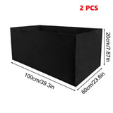 Square Felt Growing Bucket Plant Growth Bag Multi-Functional Vegetable Plant Non-Woven Felt Growing Bag