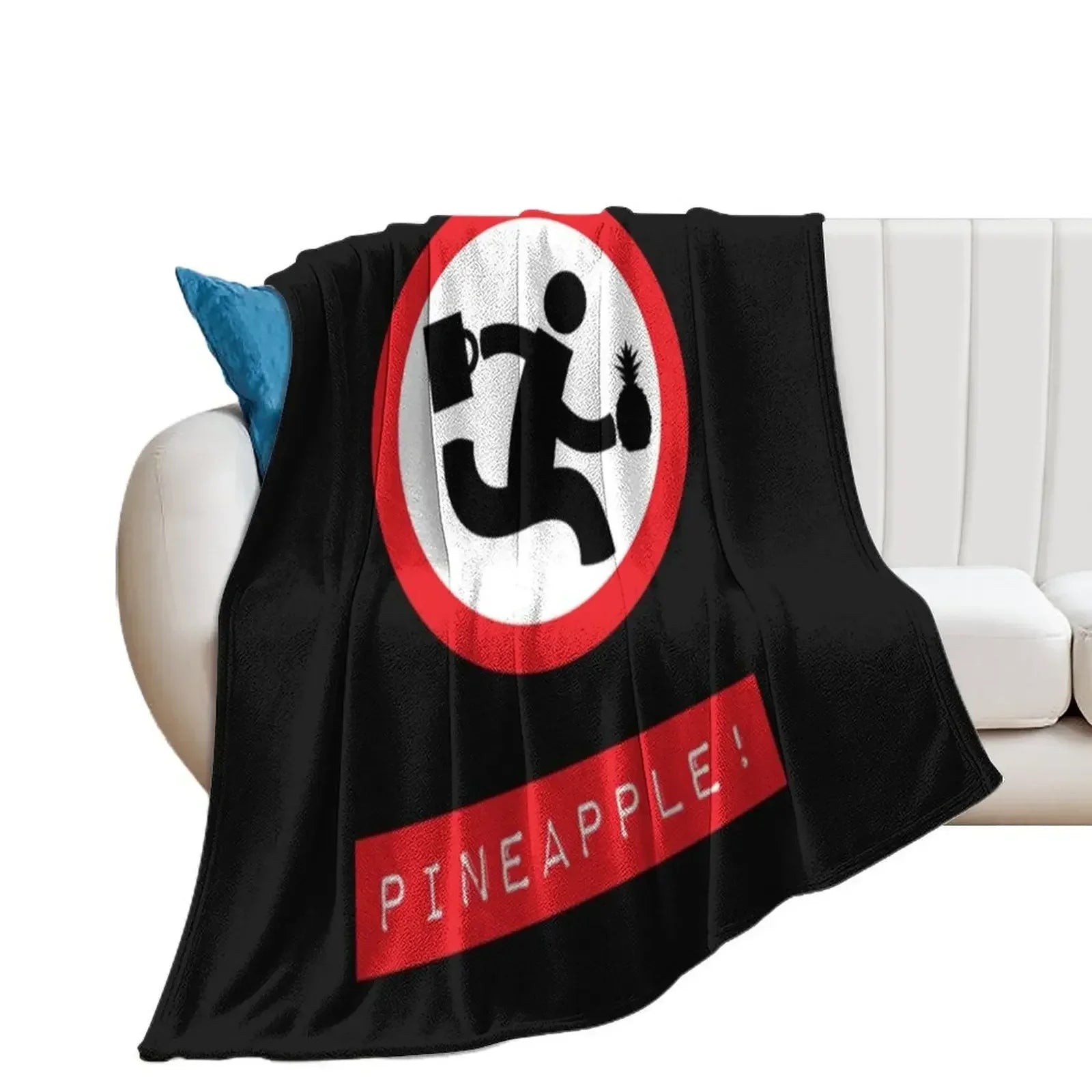 Chuck TV show _quot_Pineapple!_quot_ Throw Blanket bed plaid Heavy Blankets