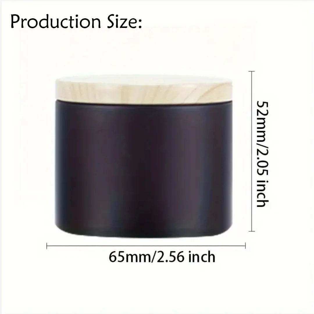 12Pack 4oz Black Candle Tin Set， Aesthetically Pleasing Jars with Secure Lids for Candle Making