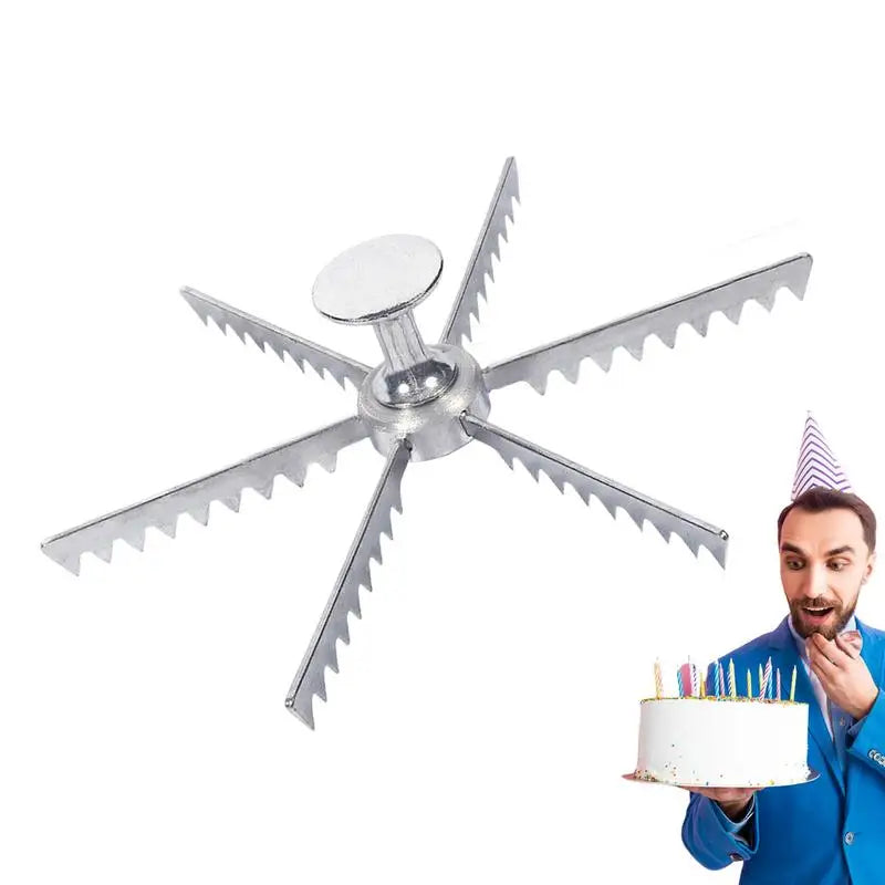 6/8/10 Slice Aluminum Alloy Pizza Cutter Sharp Gear Pizza Pie Cake Divider for Kitchen Restaurant Baking Professional Tools