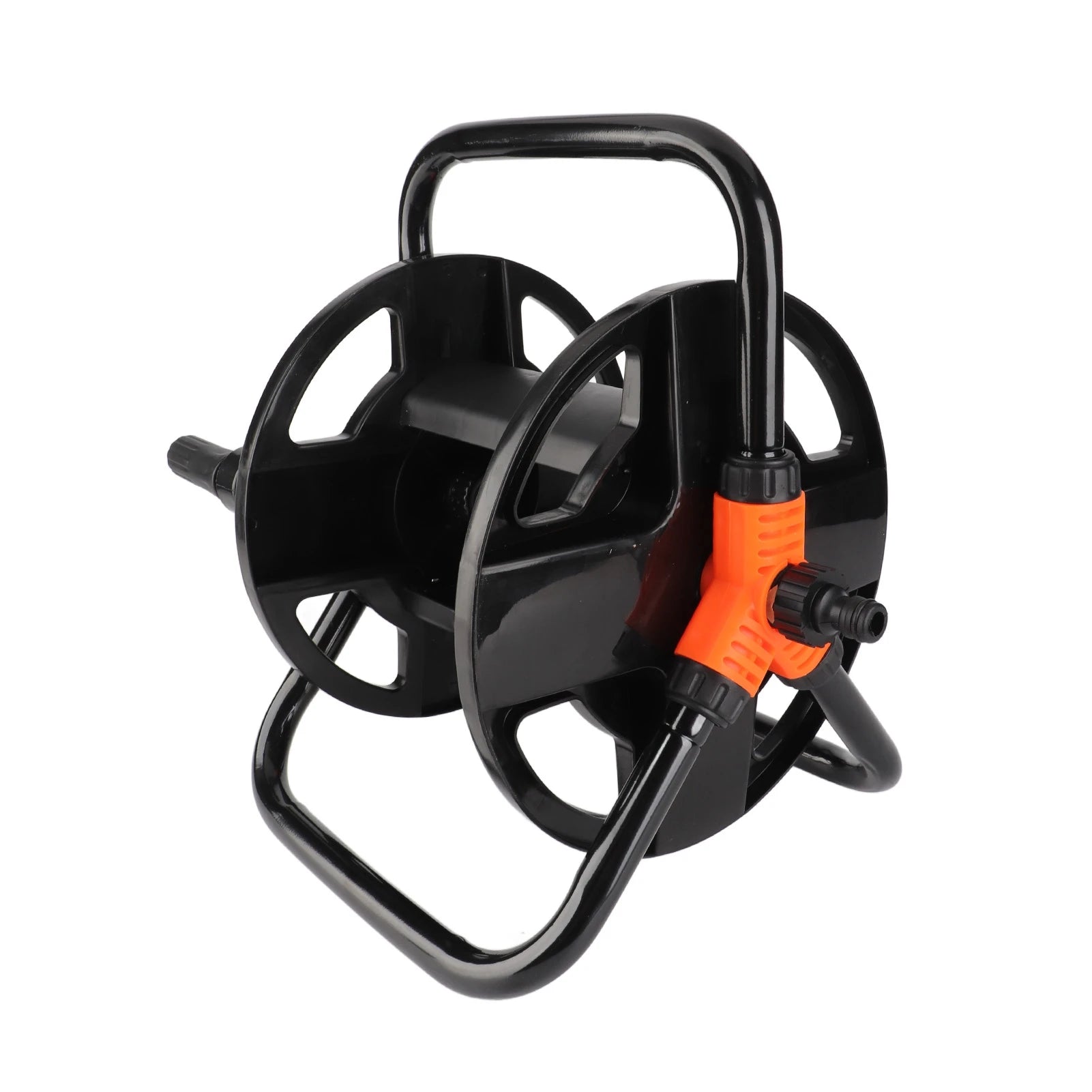DIY Hose Reel Portable Water Pipe Storage Rack Single Arm Pipe Coiler Garden Supplies